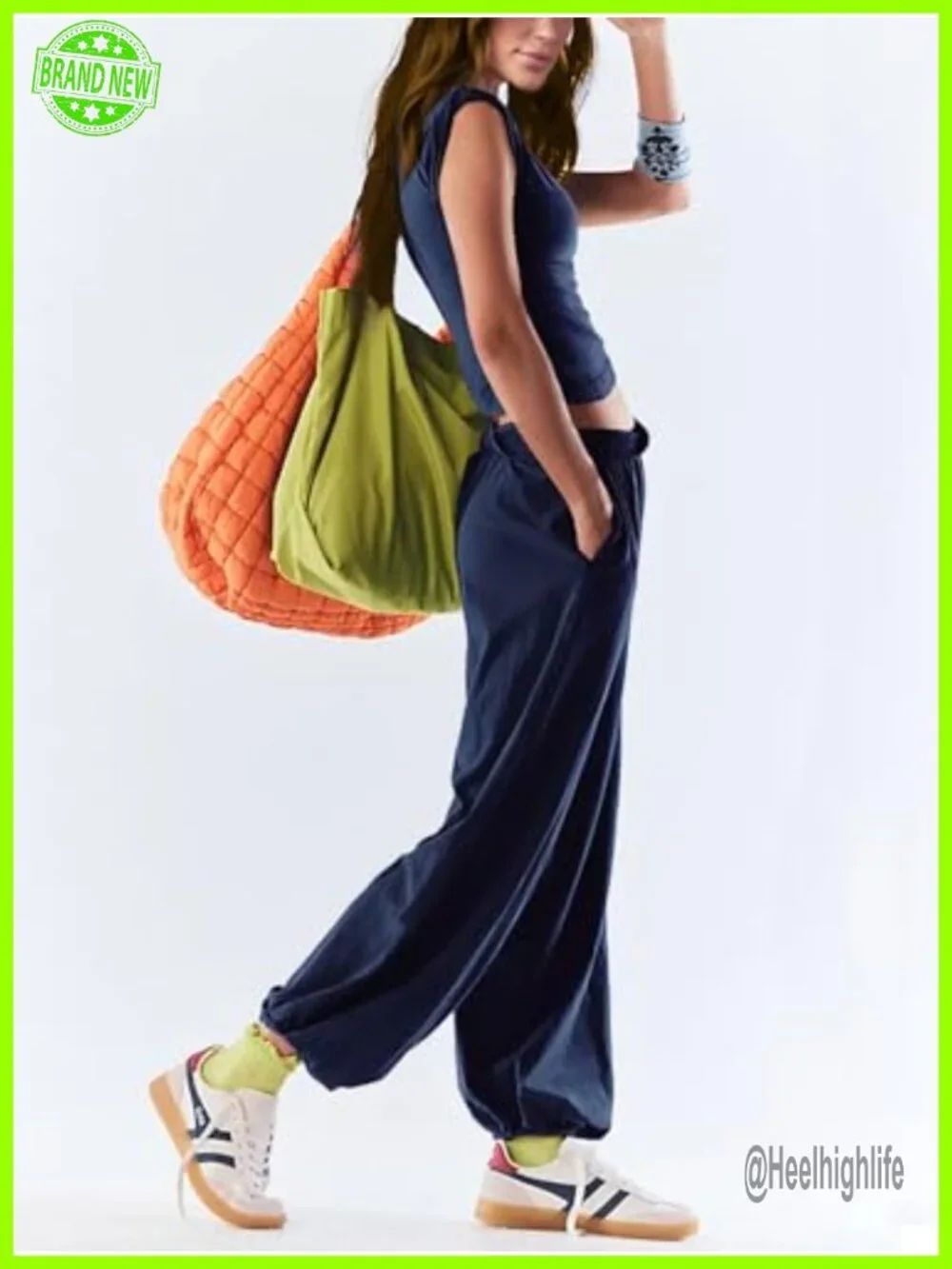 Women's 2 Piece Loungewear Set Cropped Top & Joggers Sweatsuit with Pockets